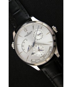 Montre Jaeger LeCoultre Master Geographic Suisse Réplique Boîtier de réserve de batterie en acier, Cadran en acier 