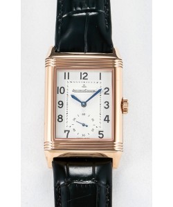 Jaeger-LeCoultre Reverso Super Clone DuoFace Or Rose Noir/Blanc Réplique Montre