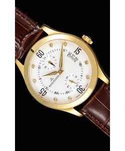 Jaeger LeCoultre Master Control montre réplique suisse en or jaune