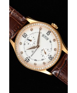 Jaeger LeCoultre Master Control montre réplique suisse en or rose