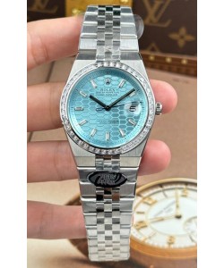 Rolex Land-Dweller 127236 Bleu glacier Nid d'abeille 36 mm Réplique suisse 