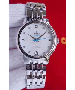 Omega De Ville Edition Montre Automatique Suisse avec boîtier en acier inoxydable