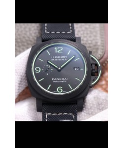 Panerai Luminor Marina PAM1118 Carbotech 1:1 Miroir Réplique Montre Suisse 44MM