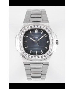 Patek Philippe Nautilus 5711/1A Cadran Bleu Miroir 1:1 Réplique de Montre Suisse en Acier 904L 