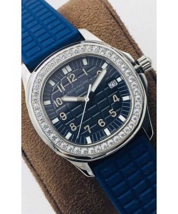 Patek Philippe Aquanaut 5067A Réplique Suisse en Acier Inoxydable Lunette Diamants 35MM