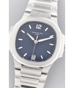Patek Philippe Nautilus 7118/1A Cadran Bleu Miroir 1:1 Réplique Suisse en Acier 904L 