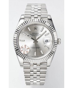 Mouvement Cal.3235 Montre Suisse Rolex Datejust Réplique 1:1 Miroir 904L Acier 41MM - Cadran Acier 