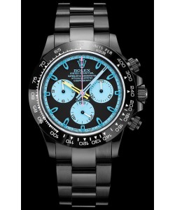 Rolex Daytona Blaken 1:1 Réplique Miroir Suisse Cadran Noir Mouvement Cal.4130 (AVEC BOÎTE) 