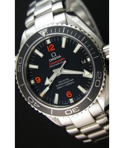 Montre Omega Seamaster Planet Ocean 42 mm Suisse Bracelet noir, Édition Ultime 