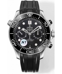Omega Seamaster Co-Axial Master Chronograph en acier inoxydable cadran noir 44MM Réplique miroir 1:1