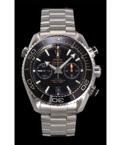Omega Super Clone Planet Ocean 600M Chronographe 904L Réplique Montre en Acier 