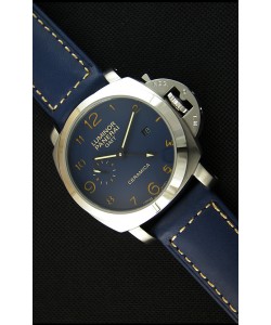 Montre Panerai Luminor Marina GMT Ceramica Japonnaise en Acier inoxydable Répliquée 
