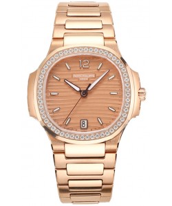 Patek Philippe Nautilus 7118R 35MM Cadran et boîtier or rose Montre réplique 1:1 