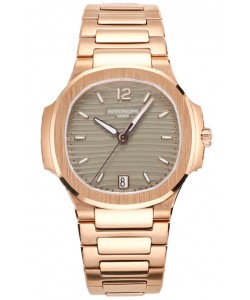 Patek Philippe Nautilus 7118R 35MM 1:1 Or Rose Cadran Gris ontre réplique 1:1 