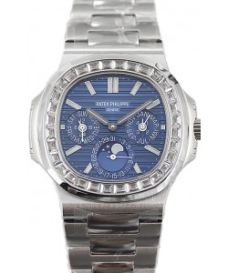 Patek Philippe Nautilus 5740 Perpetual Calendar Acier inoxydable Cadran bleu Montre réplique suisse 