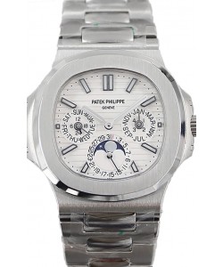Patek Philippe Nautilus 5740 Perpetual Calendar Acier inoxydable Cadran blanc Montre réplique suisse 