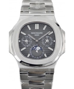 Patek Philippe Nautilus 5740 Perpetual Calendar Acier inoxydable Cadran gris Montre réplique suisse 