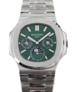 Patek Philippe Nautilus 5740 Quantième Perpétuel Acier Cadran Vert Montre réplique suisse 
