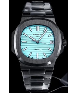 Patek Philippe Nautilus 5711 AET Remoulé Céramique Noire Edition Tiffany Vert Réplique Montre Suisse