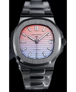 Patek Philippe Nautilus 5711 AET remoulé Edition Céramique Noire Cadran Dégradé Réplique Montre Suisse
