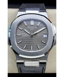 Patek Philippe Nautilus 5711G-001 Réplique de Montre en Acier 904L 2023 Miroir Actualisé - Cadran Gris