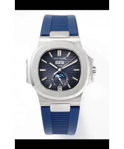 Patek Philippe Nautilus 5726A Montre suisse 1:1 Cadran bleu Bracelet caoutchouc 