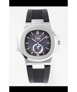 Patek Philippe Nautilus 5726A Montre suisse 1:1 Cadran bleu Bracelet caoutchouc 
