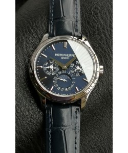 Patek Philippe Complications 5327G-001 avec cadran bleu, réplique suisse