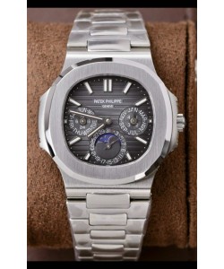 Patek Philippe Nautilus 5740 Calendrier perpétuel Acier inoxydable Cadran gris Réplique suisse