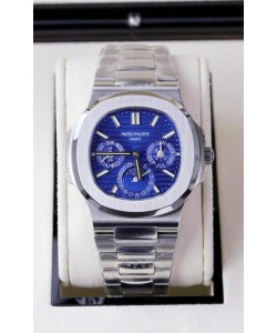 Patek Philippe Nautilus 5740 Calendrier perpétuel Acier inoxydable Cadran violet Réplique suisse