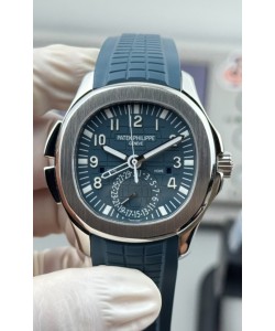 Patek Philippe Super Clone Aquanaut 5164 en acier inoxydable bleu opalin, montre suisse