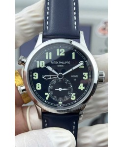 Patek Philippe Super Clone Aquanaut 5268G Montre en acier avec cadran bleu 38,8 mm