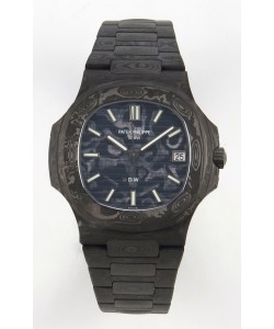 Patek Philippe Nautilus 5711 DiW avec cadran bleu carbone, réplique suisse 1:1