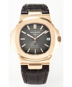 Patek Philippe Super Clone Nautilus 5711R-001 904L Or Rose Cadran Marron 