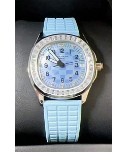 Patek Philippe Super Clone Aquanaut LUCE 5072-001 Automatique en Cadran Bleu 35MM
