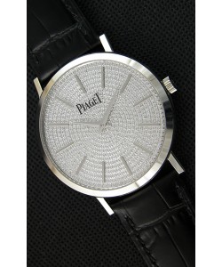 Montre Piaget Altiplano G0A36128 Suisse à Quartz avec Cadran diamant pavé Boîtier en acier Réplique