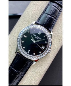 Patek Philippe Calatrava 5298P-012 cadran noir  Réplique 1:1 Acier 904L Montre Suisse