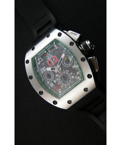 Montre Richard Mille RM011-FM Felipe Massa Étui en Titane d’une seule pièce avec Bracelet Noir