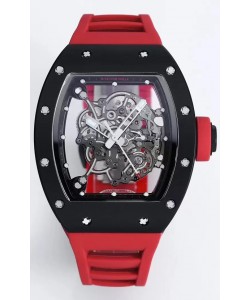 Richard Mille RM055 Boîtier Céramique avec Tourbillon Véritable Montre Super Clone