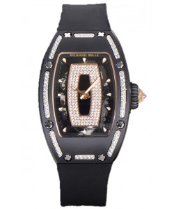 Richard Mille RM007 Céramique noire Automatique Superclone Suisse Réplique