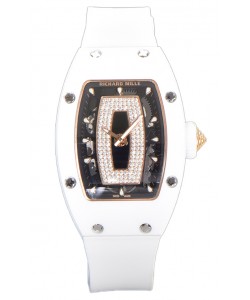 Richard Mille RM007 Superclone Suisse automatique en céramique blanche Montre réplique 