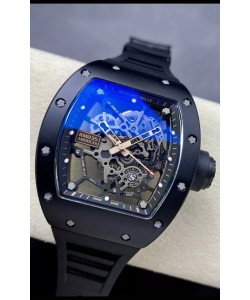 Richard Mille RM035 AMERICAS DLC noir et boîtier or rose Réplique Suisse 1:1 