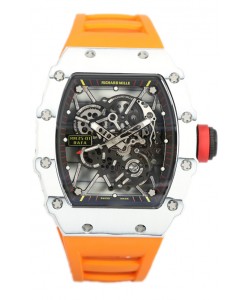 Richard Mille RM35-01 Rafael Nadal Boîtier en fibre de carbone avec Tourbillon Véritable Montre Super Clone