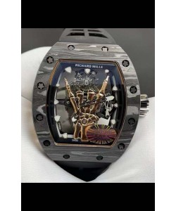 Richard Mille RM66 Flying Tourbillon Authentique Carbone Noir Superclone Replique Montre 