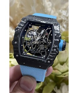 Richard Mille 035-02 Noir NTPT Mouvement Vaucher authentique Montre Super Clone