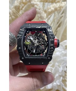 Richard Mille 035-02 Noir NTPT Mouvement Vaucher authentique Montre Super Clone 