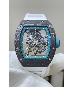 Montre Richard Mille RM055 noire NTPT avec mouvement Vaucher authentique Super Clone