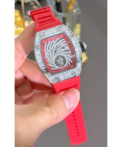 Montre Richard Mille RM51-02 avec boîtier en acier inoxydable et mouvement automatique Mossanites