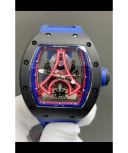 Richard Mille RM52-03 Paris Saint-Germain Tourbillon Céramique noire Réplique Montre Suisse