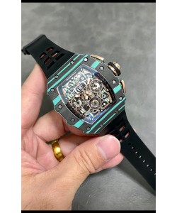 Richard Mille RM11-03 Boîtier en carbone forgé Réplique de montre suisse de qualité 1:1